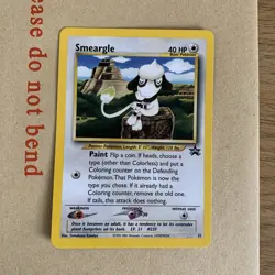 Smeargle Promo Card 32 WOTC Near Mint Black Star Promo Card (fast dispatch) - Image 2