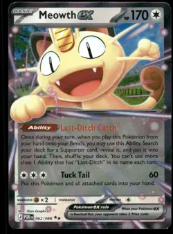 Pokemon Cards Meowth ex 062/088 Perfect Order Double Rare NM *4 - Image 1