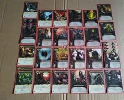 Warhammer Invasion LCG Chaos and Empire Lot 160 Sleeved Plus Capital Board cards - Image 3