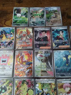 Pokemon Huge 27 Card Full Art Lot Iono Giovanni Promo PFL TWM Prismatic 151 SVP - Image 4
