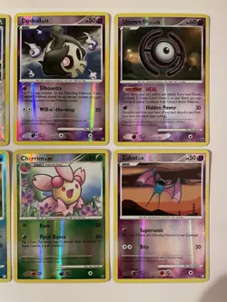 Vintage Pokemon Mid-Era Card Lot Of 8 Various Sets 2007-2009 Reverse Holo Rares - Image 3