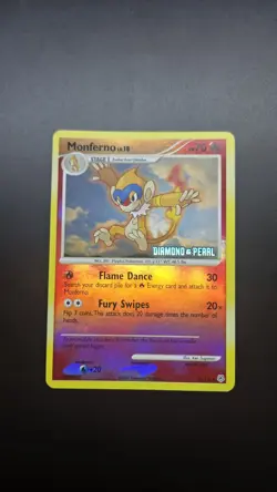 Monferno 56/130 Diamond and Pearl Reverse Holo Pokemon Card - Ungraded - Image 1