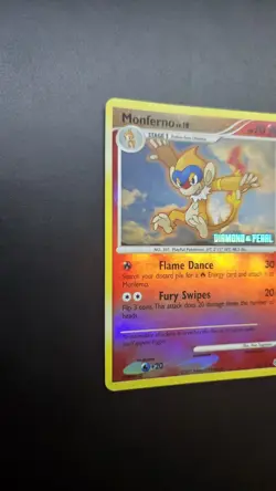 Monferno 56/130 Diamond and Pearl Reverse Holo Pokemon Card - Ungraded - Image 4