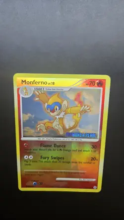 Monferno 56/130 Diamond and Pearl Reverse Holo Pokemon Card - Ungraded - Image 5