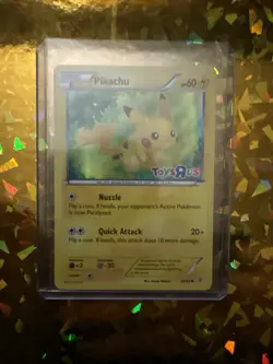 Pokemon Pikachu 2016 Holo Stamped Toys R US Promo Card 26/83 Mint Condition - Image 1
