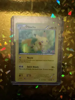 Pokemon Pikachu 2016 Holo Stamped Toys R US Promo Card 26/83 Mint Condition - Image 2