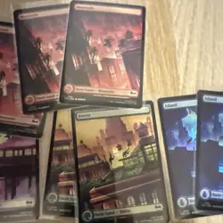 MTG TMNt Foil Full Art Land Lot - Image 3