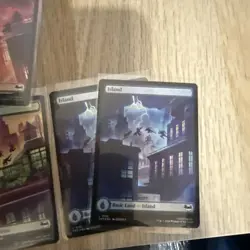 MTG TMNt Foil Full Art Land Lot - Image 4