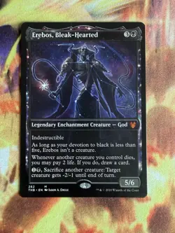Erebos, Bleak-Hearted - Rare Showcase NM - Theros Beyond Death - Image 1