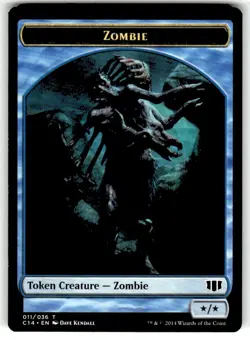 MTG Zombie Kraken Token Commander 2014 009/036 - Image 2
