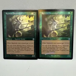 (2x) Squirrel Sovereign (Retro Frame) (1x Foild Etched, 1x Foil) MH2 Unplayed NM - Image 1