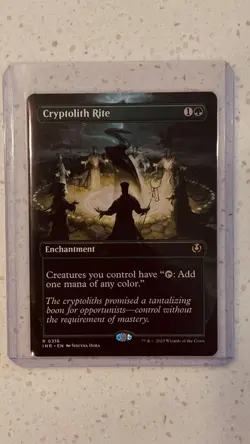 MTG Innistrad Remastered BORDERLESS R Cryptolith Rite #0316 - Image 1