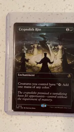 MTG Innistrad Remastered BORDERLESS R Cryptolith Rite #0316 - Image 3