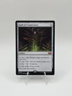 Staff of Compleation Commander: Tarkir: Dragonstorm Regular Near Mint - Image 1