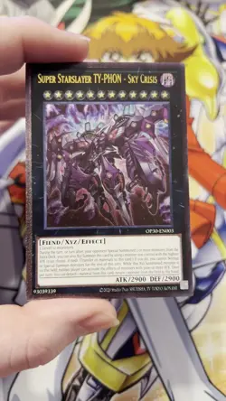 Super Starslayer TY-PHON Sky Crisis (UTR) OP30-EN003 Ultimate Rare Yugioh NM - Image 2