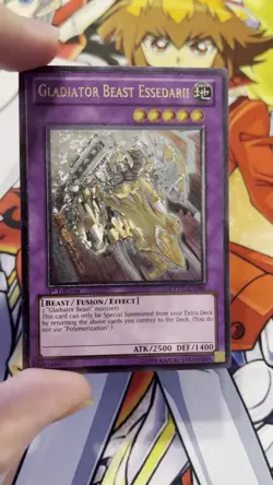YUGIOH GLADIATOR BEAST ESSEDARII EXVC-EN086 ULTIMATE NM - Image 2