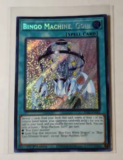 Yugioh! Bingo Machine, Go!!! RA02-EN032 Secret Rare 1st Edition - Image 1