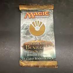 1 X MTG Magic the Gathering MIRRODIN BESIEGED MIRRAN FACTION booster Pack - Image 1