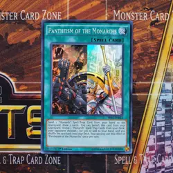 1x Pantheism of the Monarchs - Super Rare - SR01-EN023 - 1st Ed - LP - Image 1