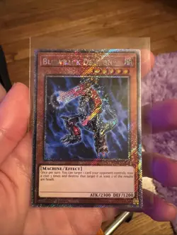 Yugioh! 1x Blowback Dragon RA03-EN138 Platinum Secret Rare 1st Ed NM - Image 1