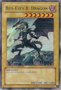 Yugioh! HP Red-Eyes B. Dragon - YAP1-EN002 - Ultra Rare - Limited Edition Heavil - Image 1