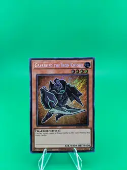 Yu-Gi-Oh! Gearfried The Iron Knight BLMM-EN004 Secret Rare - Image 1