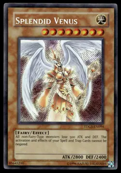 Yu-Gi-Oh TCG The Duelist Genesis #TDGS-EN094 Splendid Venus Secret Rare - Image 1