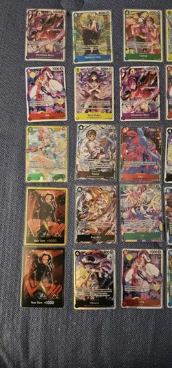 Bandai One Piece CCG EB01 20 Card Lot Uta Vinsmoke Reiju Nico Robin Vivi Tashigi - Image 1