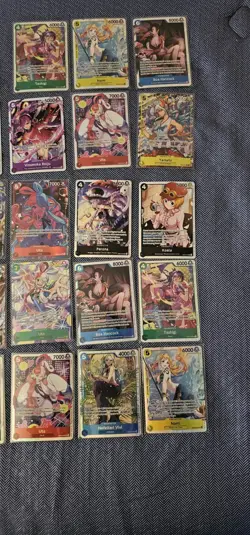 Bandai One Piece CCG EB01 20 Card Lot Uta Vinsmoke Reiju Nico Robin Vivi Tashigi - Image 2