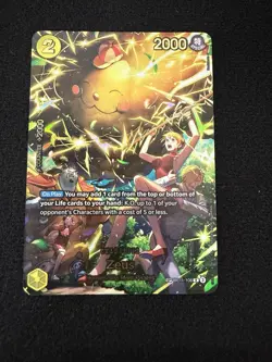 Zeus (R) OP11-106 Special Foil One Piece Card Game Character - Image 1