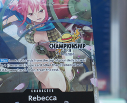 One Piece TCG Rebecca OP04-092 Championship 25-26 Promo Card Celebration Pack EN - Image 2