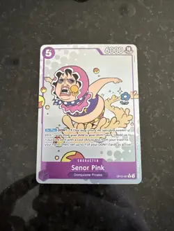 One Piece TCG Senor Pink OP10-067 Rare Alternative Art Royal Blood English NM - Image 1