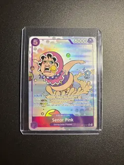 One Piece TCG Senor Pink OP10-067 Rare Alternative Art Royal Blood English NM - Image 1