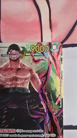 One Piece Wings of the Captain Roronoa Zoro OP06-118 Secret Rare SEC Alt Art ENG - Image 3