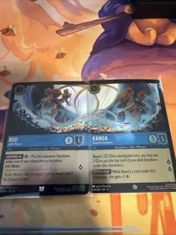 Disney Lorcana TCG Kanga & Roo Extended Art Cold Foils 132/204 & 138/204 (SET) - Image 2