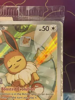 Pokemon Eevee SVP 173 Pokemon Center Stamped Prismatic Evolutions Promo Sealed - Image 4