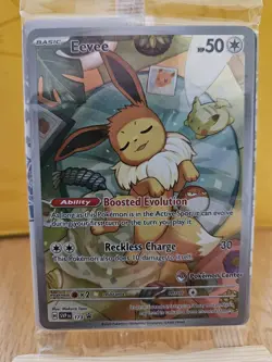 Eevee Pokemon Center Prismatic Evolutions Stamped Promo 173 - SEALED - Image 1