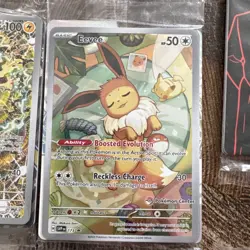 Eevee Pokemon Center Prismatic Evolutions Stamped Promo 173 - SEALED - Image 1