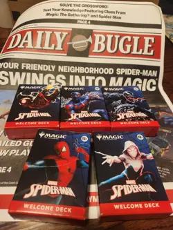 SDCC 2025 Magic The Gathering x Spider-Man Complete Welcome Deck Set (5) - Image 2