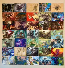Lot of 36 Gold Signature Stamp Art Series Cards - MTG - Image 1