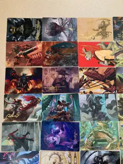 Lot of 36 Gold Signature Stamp Art Series Cards - MTG - Image 2