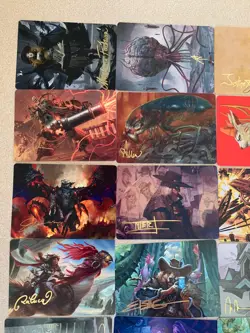 Lot of 36 Gold Signature Stamp Art Series Cards - MTG - Image 3