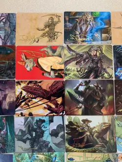 Lot of 36 Gold Signature Stamp Art Series Cards - MTG - Image 4