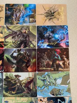 Lot of 36 Gold Signature Stamp Art Series Cards - MTG - Image 5