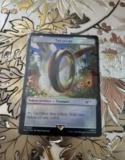MTG Sonic x Secret Lair Treasure Token 2094 Chasing Adventure Foil Card AUC - Image 1