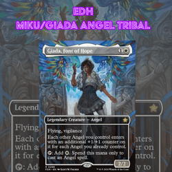 EDH - Giada Angel Tribal , MTG Commander Deck, Bracket 2, Mono White - Image 1