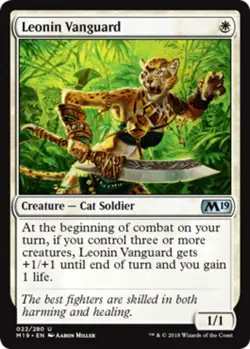 Leonin Vanguard - Core Set 2019 #022/280 MTG Magic The Gathering - Image 1