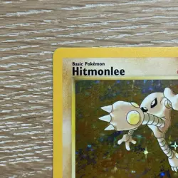 Pokemon TCG Hitmonlee 7/62 Fossil Set Holo Rare Card Vintage WOTC 1999 LP - Image 2