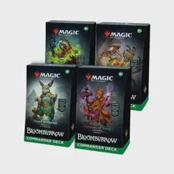 Magic the Gathering: Bloomburrow Commander Deck Set (Set of 4) - Image 1