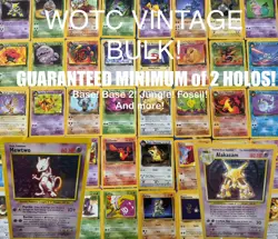 300+ Pokemon Card WOTC Vintage Lot - Holos & 1st Editions included READ DESC. - Image 1